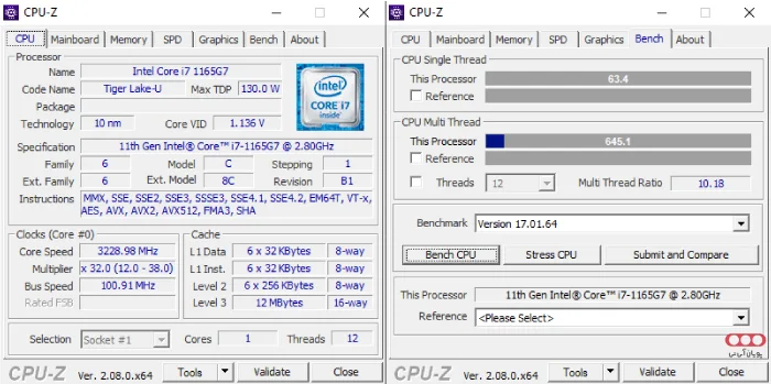 CPU-Z-Benchmark