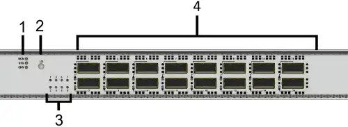 جزییات نمای جلوی سوئیچ سیسکو مدل C9316D