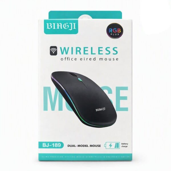 ماوس بیسیم آر جی بی مدل RGB BJ189